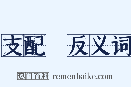 支配權反义词是什么意思的图片